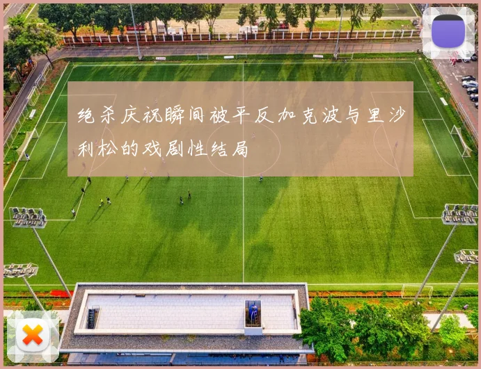 绝杀庆祝瞬间被平反加克波与里沙利松的戏剧性结局